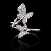 TRIPLE BUTTERFLY RING