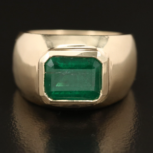 EMERALD DOME RING