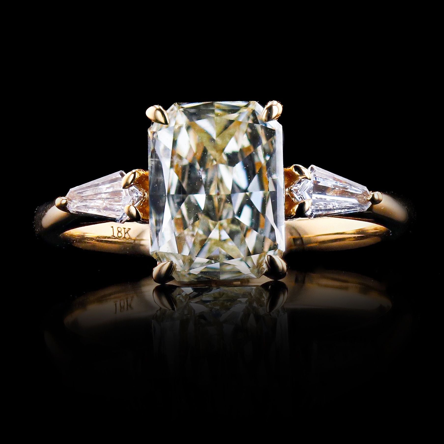 Champagne Diamond Cosmos Engagement Ring Set - Custom Center Stone - 1 –  Swank Metalsmithing