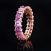 PINK SAPPHIRE ETERNITY BAND