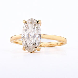 2.02 CARAT OVAL ENGAGEMENT RING