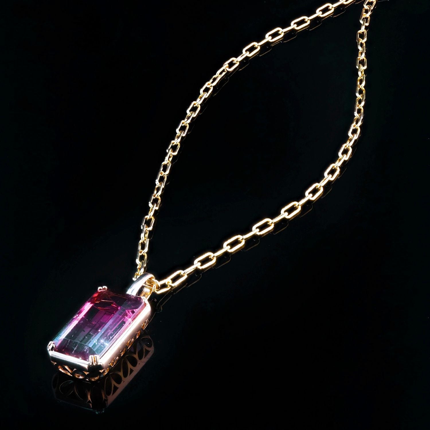 11.57 CARAT WATERMELON TOURMALINE PENDANT